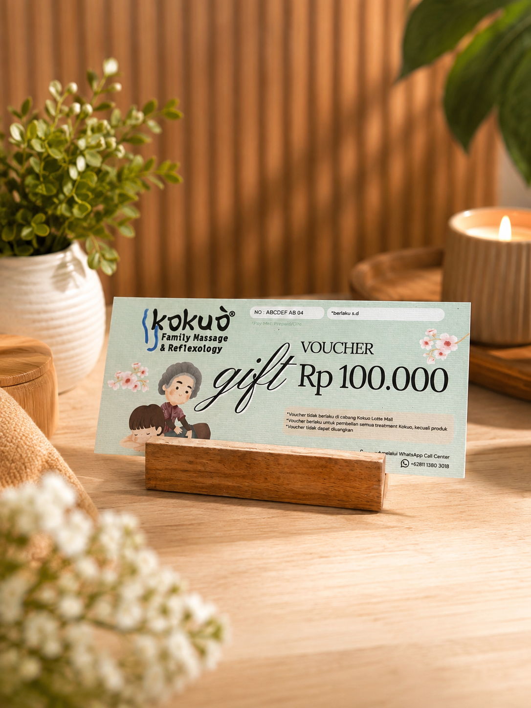 Kokuo Gift Voucher 100rb - 10 lembar