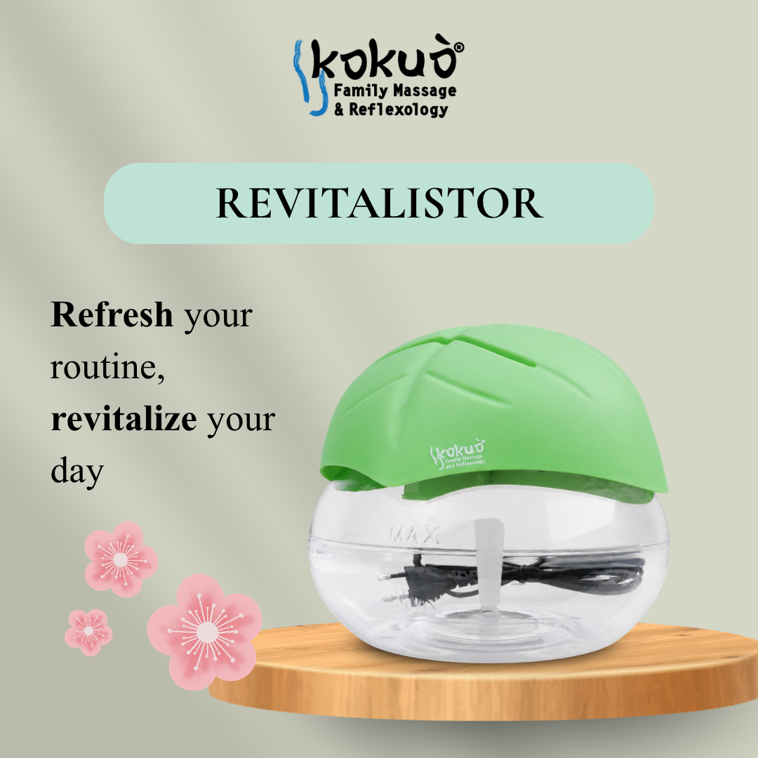 Kokuo Revitalisor Alat Diffuser Air Purifier Aromatherapy | Humidifier Pengharum Ruangan (alat only)